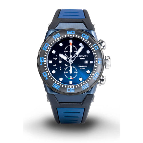 Locman 0560B24A-BLKBNKSB2 Mare 300 MT Quartz Men's Watch