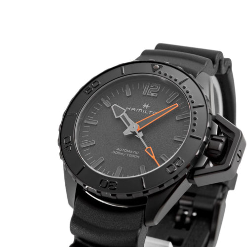 Hamilton Uomo H77845330 Khaki Navy Frogman Auto