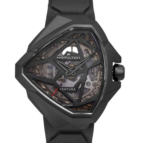 Hamilton Uomo H24645330 Ventura Edge Skeleton Automatico