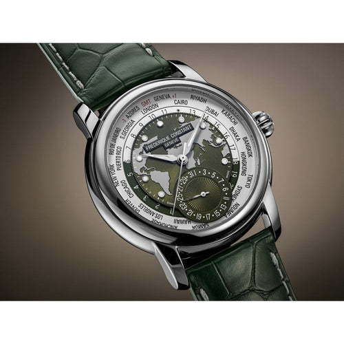 Frederique Constant FC-718KWM4H6 Classics Worldtimer Manufacture Automatic Men's Watch