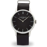 Locman 0251V01-00BKNKNK 1960 Classic Quartz Men's Watch