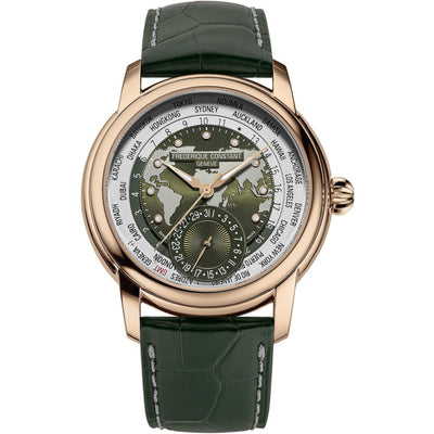 Frederique Constant FC-718KWWM4H9 Classic Worldtimer Manufacture Automatic Men's Watch