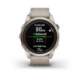 Garmin 010-02776-30 fēnix® 7S Pro – Sapphire Solar Edition Quartz Men's Watch