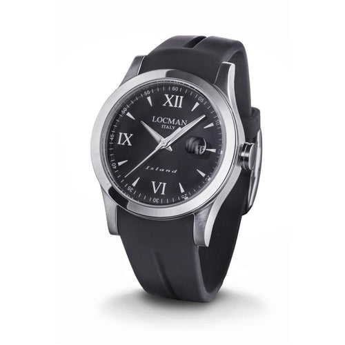 Locman 0614A01-00BKWHSK Island Quartz Men's Watch