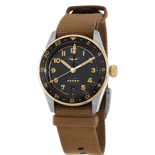 Longines L3.802.5.53.9 Spirit Automatic Zulu Time Men's Watch