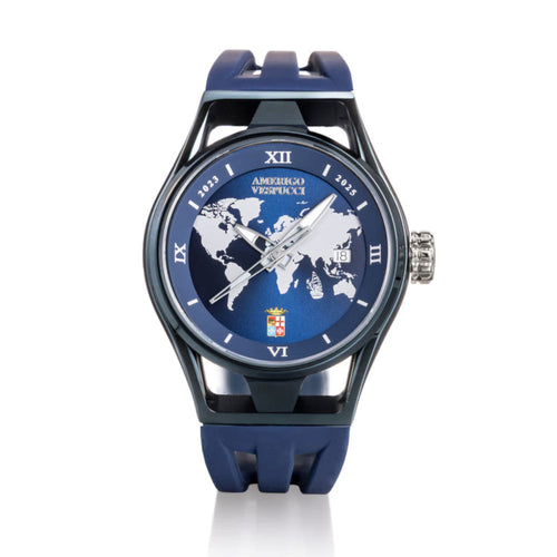 Locman 0537B02S-BLAMVESB Montecristo Automatic Amerigo Vespucci Men's Watch