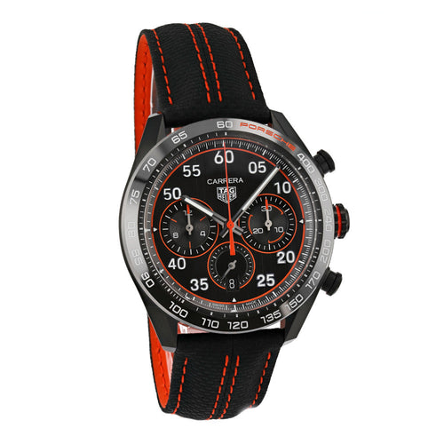 TAG Heuer CBN2A1M.FC6526 Carrera Automatic Chronograph x Porsche Orange Racing Men's Watch