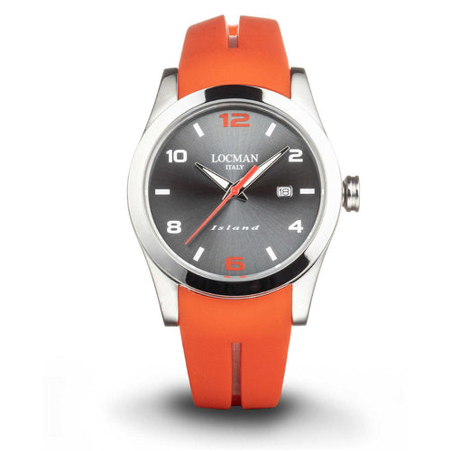 Locman 0613A07S-00GYRDSR Island Quartz Men's Watch