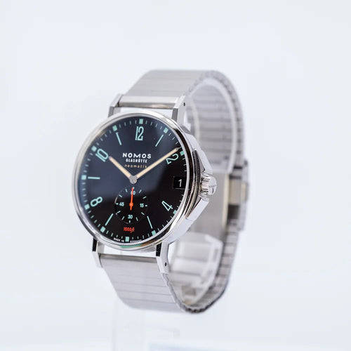 581-Nomos Glashutte 581 Tangente Neomatik Black Dial Auto