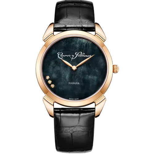 Cuervo y Sobrinos 31137N Historiador Quartz Primera Dama Woman's Watch