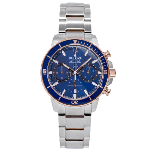 Bulova Uomo 98B301 Marine Star 45mm Quarzo Cronografo
