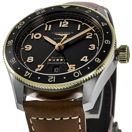 Longines L3.802.5.53.2 Spirit Automatic Zulu Time Men's Watch