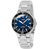 Oris 01 733 7766 4135-07 8 22 05PEB Aquis Blue Dial Watch