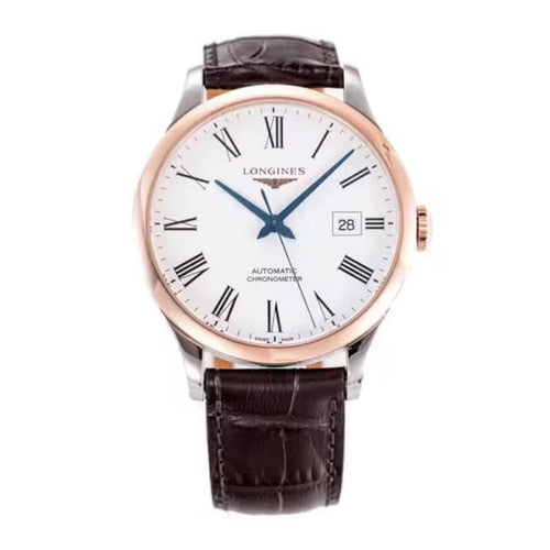 Longines L2.821.5.11.2 Record Automatic Men's Watch