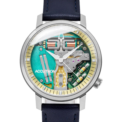 Bulova 26A213 Accutron Electronic tuning fork Spaceview 314 Men's Watch