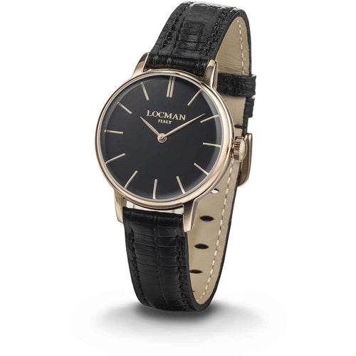 Locman 0253R01R-RRBKRGPK Classic 1960 Lady Quartz Woman's Watch
