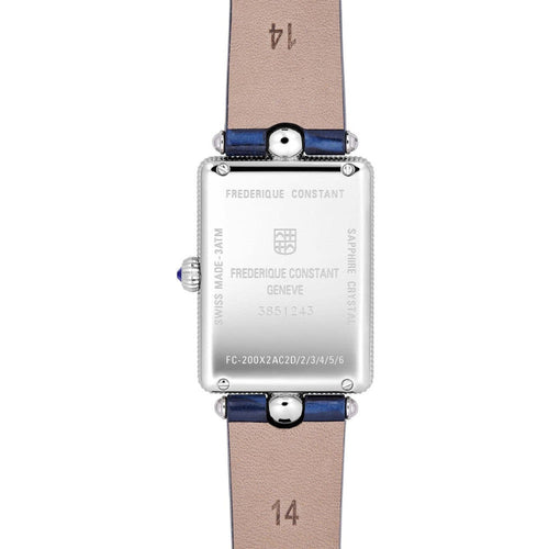 Frederique Constant FC-200MPW2AC2D6 Classics Quartz Art Déco Carrée Woman's Watch