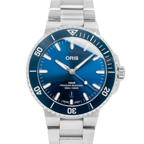 Oris 01 733 7789 4135-07 8 23 04PEB Aquis Automatic Date Men's Watch