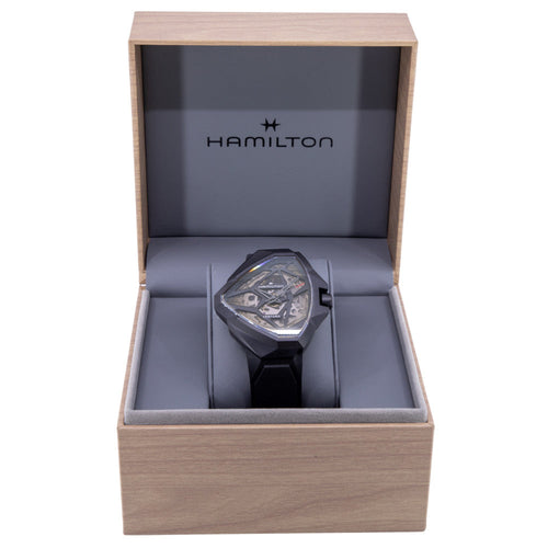Hamilton Uomo H24645330 Ventura Edge Skeleton Automatico