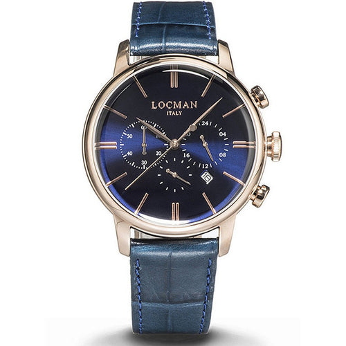 Locman 0254R02R-RRBLRGPB 1960 Quartz Men's Watch