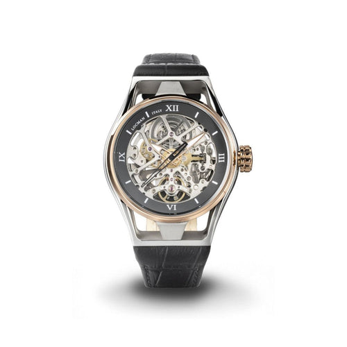 Locman 0538A01S-00BKGYSIK Montecristo Automatic Men's Watch