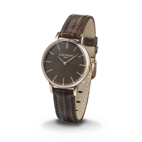 Locman 0253R04R-RRBNRGPN 1960 Quartz Woman's Watch