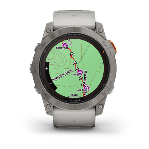 Garmin 010-02778-15 fēnix® 7X Pro – Sapphire Solar Edition Solar Men's Watch