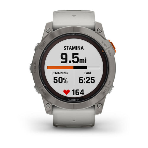Garmin 010-02778-15 fēnix® 7X Pro – Sapphire Solar Edition Solar Men's Watch