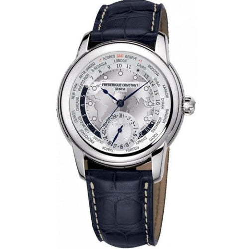 Frederique Constant Men's FC-718WM4H6 Manufacture Worldtimer Watch