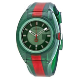Gucci Unisex YA137113 Sync Rosso e Verde