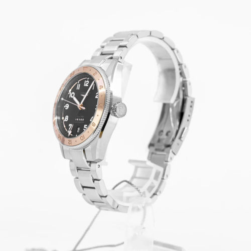Longines Uomo L3.803.5.53.6 Spirit Zulu Time 1925 39mm Auto