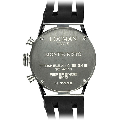 Locman Montecristo Mens 0510KNBKFBL0GOK  Stainless Steel. Titan Automatico Watch