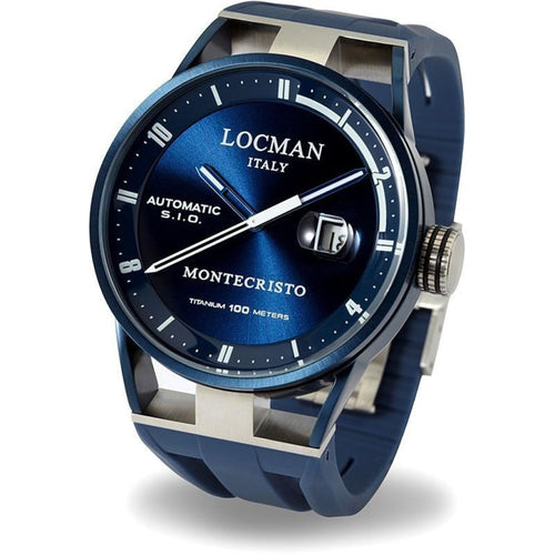 Locman Montecristo Mens 0511BLBLFWH0SIB  Stainless Steel. Titan Automatico Watch