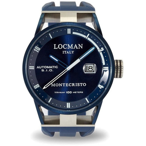 Locman Montecristo Mens 0511BLBLFWH0SIB  Stainless Steel. Titan Automatico Watch