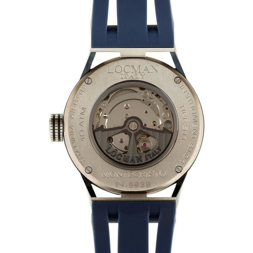 Locman Montecristo Mens 0511BLBLFWH0SIB  Stainless Steel. Titan Automatico Watch