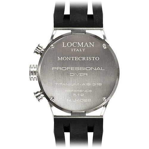 Locman Montecristo Mens 051200KOBKNKSIK  Stainless Steel. Titan Automatico Watch