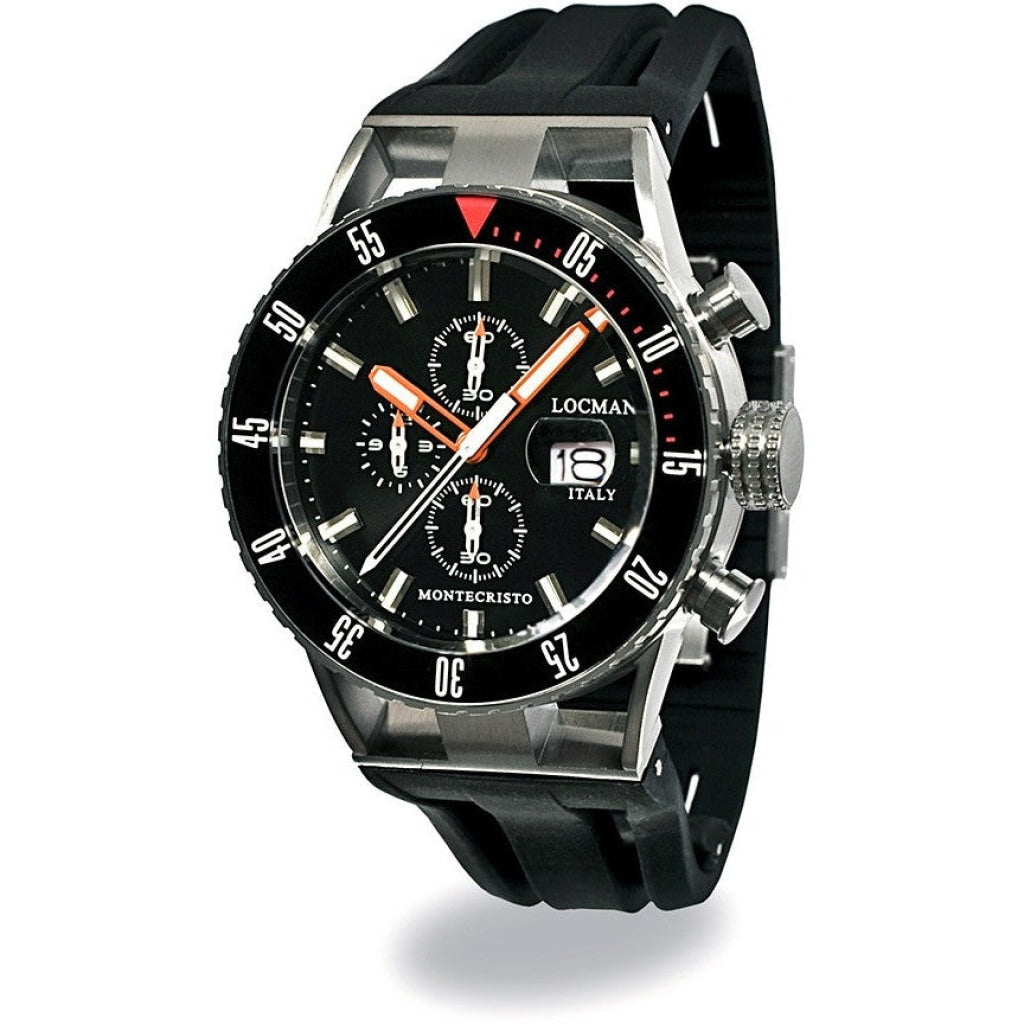 Locman Montecristo Mens 051200KOBKNKSIK Stainless Steel. Titan Automat ...