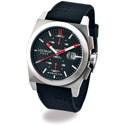 Locman Stealth Mens 020200CBFRD1GOK  Stainless Steel. Titan Automatico Watch