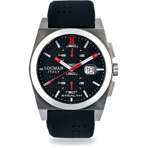 Locman Stealth Mens 020200CBFRD1GOK  Stainless Steel. Titan Automatico Watch