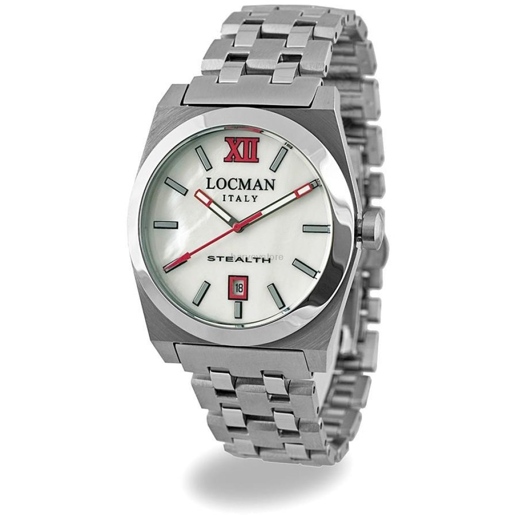 Locman Stealth Mens 020300MWFRD0BR0 Stainless Steel. Titan Automatico ...