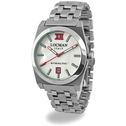 Locman Stealth Mens 020300MWFRD0BR0  Stainless Steel. Titan Automatico Watch