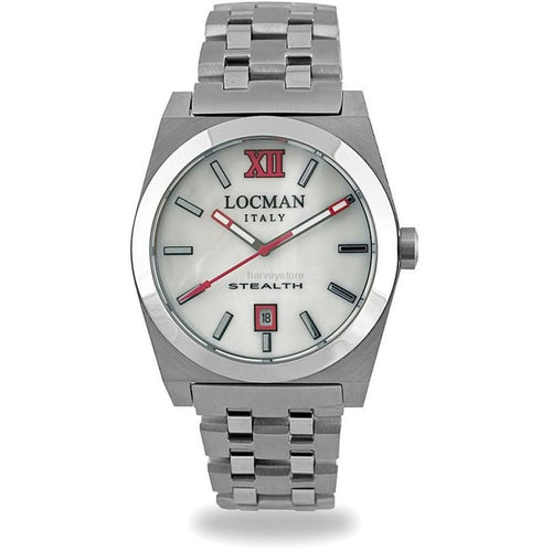 Locman Stealth Mens 020300MWFRD0BR0  Stainless Steel. Titan Automatico Watch