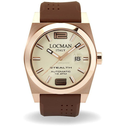 Locman Stealth Mens 0205RRAVF5N0SIN  Stainless Steel. Titan Automatico Watch