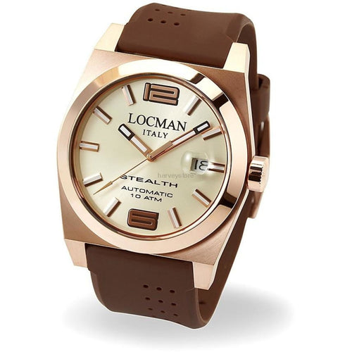 Locman Stealth Mens 0205RRAVF5N0SIN  Stainless Steel. Titan Automatico Watch