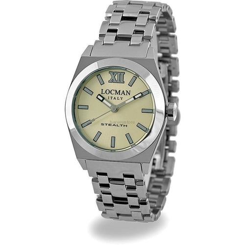 Locman Stealth Women's 020400YLFNK0BR0  Stainless Steel. Titan Automatico Watch