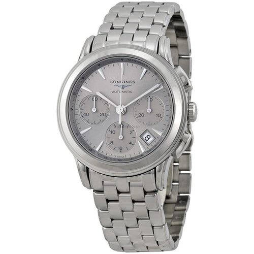 Longines Man`s L48034726 Flagship Silver Dial Chronograph Automatic Watch