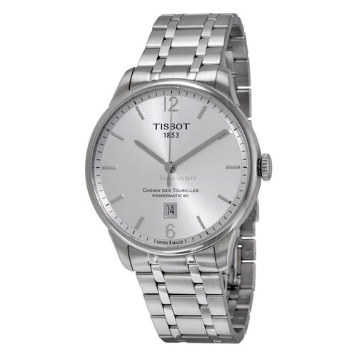 Tissot Men's T099.407.11.037.00 T-Classic Chemin Des Tourelles Powermatic80 Watch