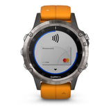 010-01988-05-Garmin 010-01988-05 Fenix 5 Plus Sapphire Smartwatch