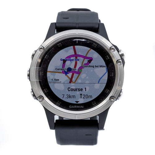 010-01988-11-Garmin 010-01988-11 Fenix 5 Plus Glass Smartwatch