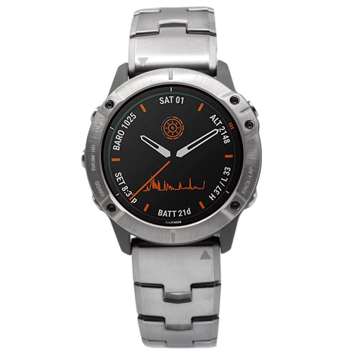 Garmin Uomo 010-02157-24 Fenix 6X Pro Solar Smartwatch – Corso Vinci